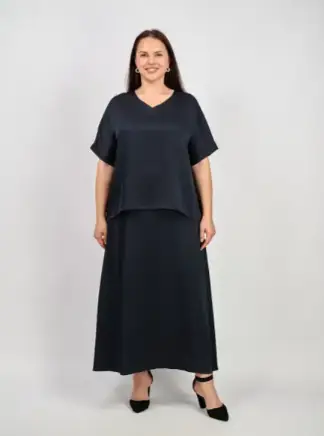 Блуза с v-вырезом ЭттоПлюс 1003 Размеры 50-58 фото 93