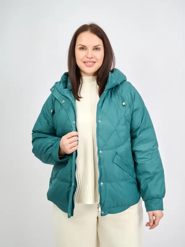 Пуховая куртка ЭттоПлюс 2553 Размер 48-54 фото 165