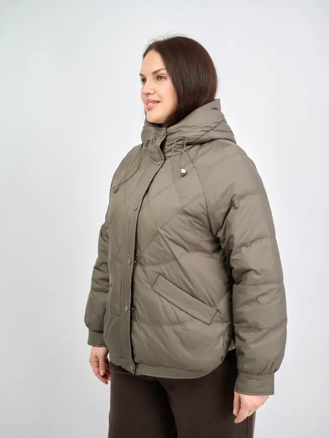 Пуховая куртка ЭттоПлюс 2553 Размер 48-54 фото 189