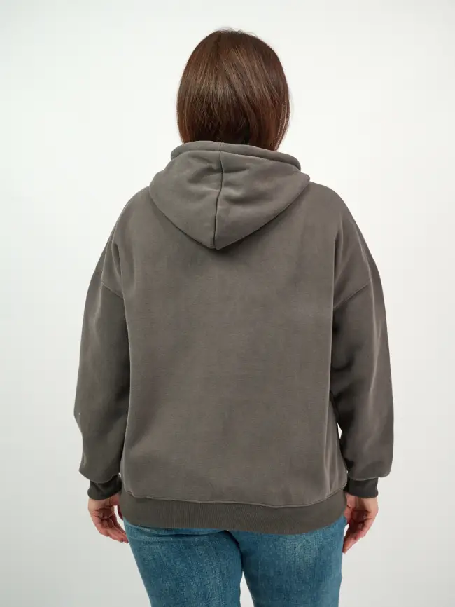 Худи зип утепленное оверсайз 506 Размер 50-58 фото 147