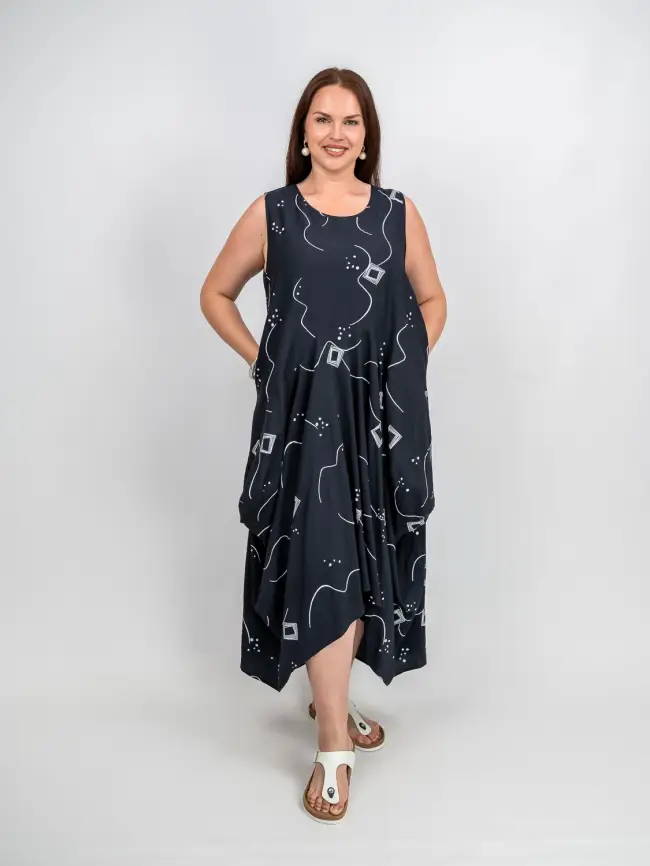 Сарафан ЭттоПлюс 10432 размер 52- 58 фото 1