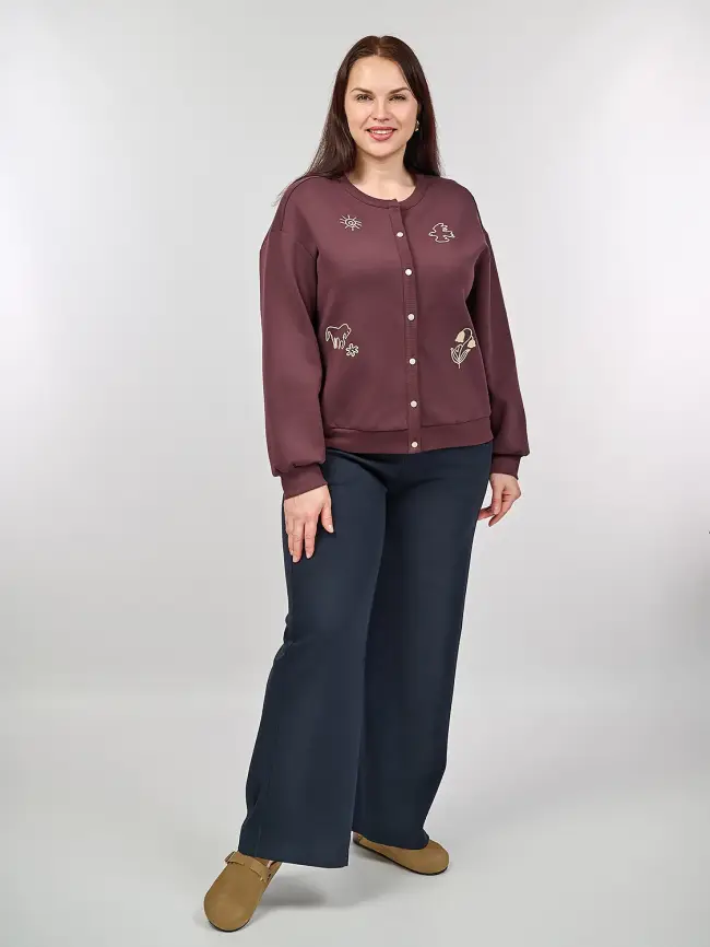 Кардиган 3510-1 Размер 50-58 фото 35