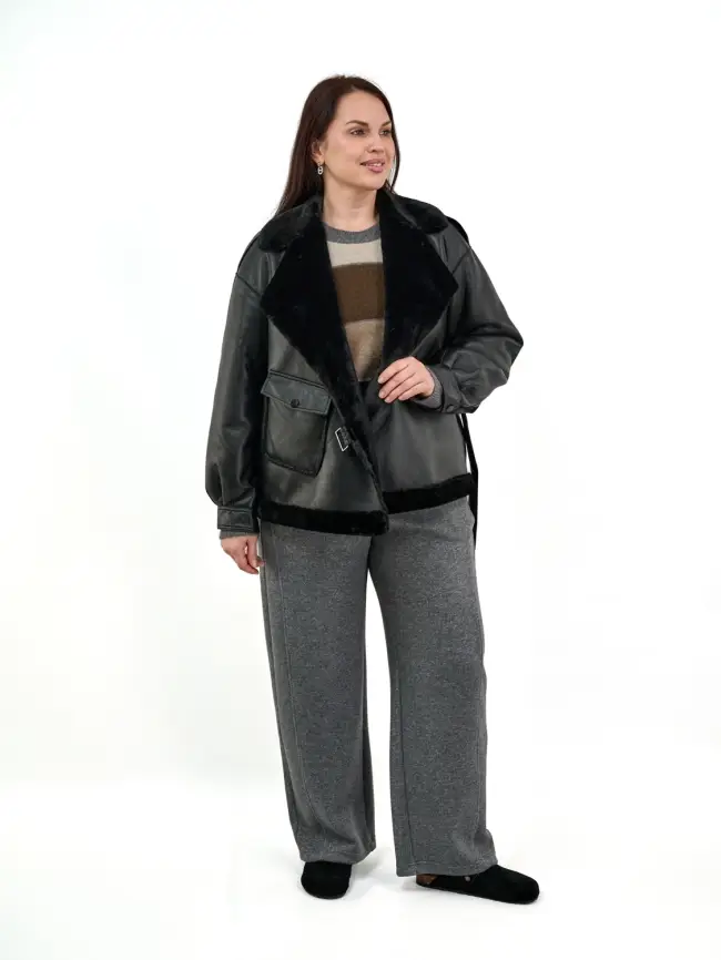 Дубленка 121103 Размер 50-58 фото 5