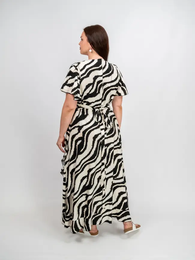 Платье на запахе ЭттоПлюс 044-1 размеры 50- 56 фото 6