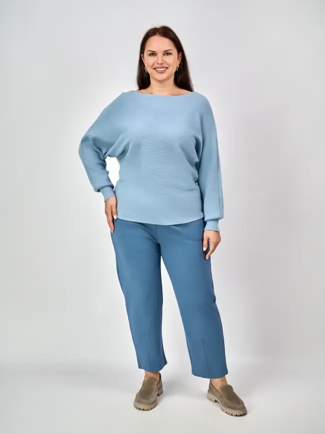 Брюки 33494 ЭттоПлюс размеры 52-58 фото 118