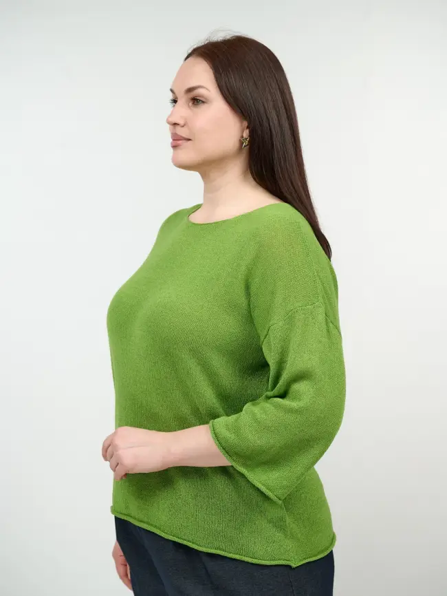 Джемпер облегченный ЭттоПлюс 25107-1 Размер 50-58. фото 13