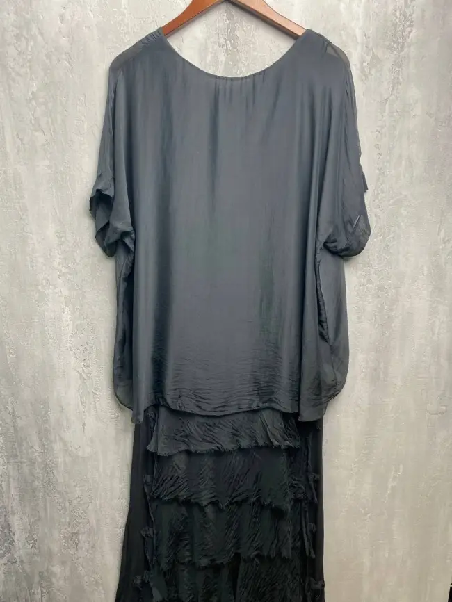 Платье шелк рваное 2388-06 фото 12