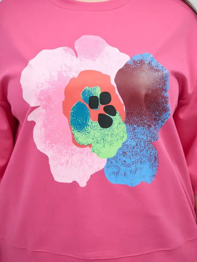 Лонгслив Цветы 25001 ЭттоПлюс Размер 50-58 фото 52