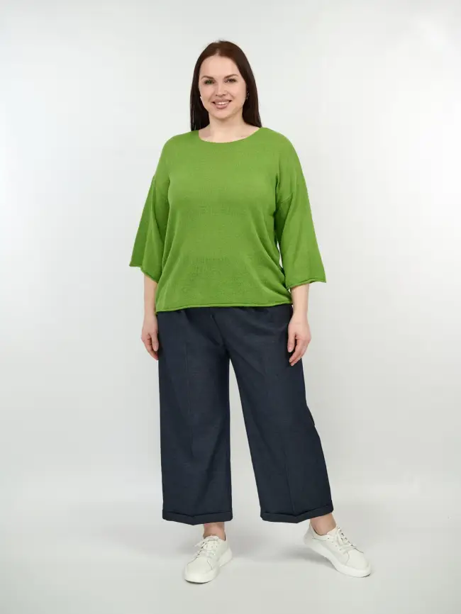 Джемпер облегченный ЭттоПлюс 25107-1 Размер 50-58. фото 10