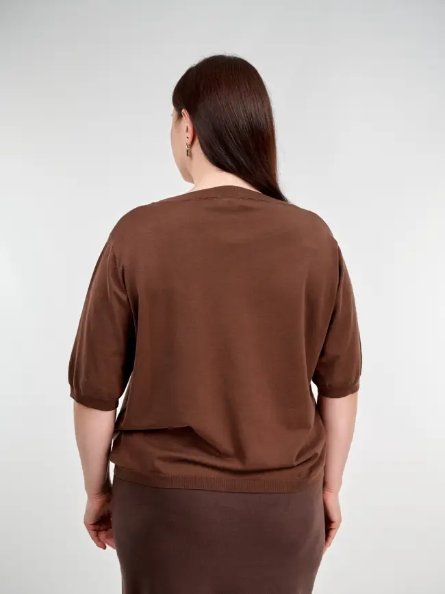 Джемпер 77643 ЭттоПлюс Размер 50-58 фото 26