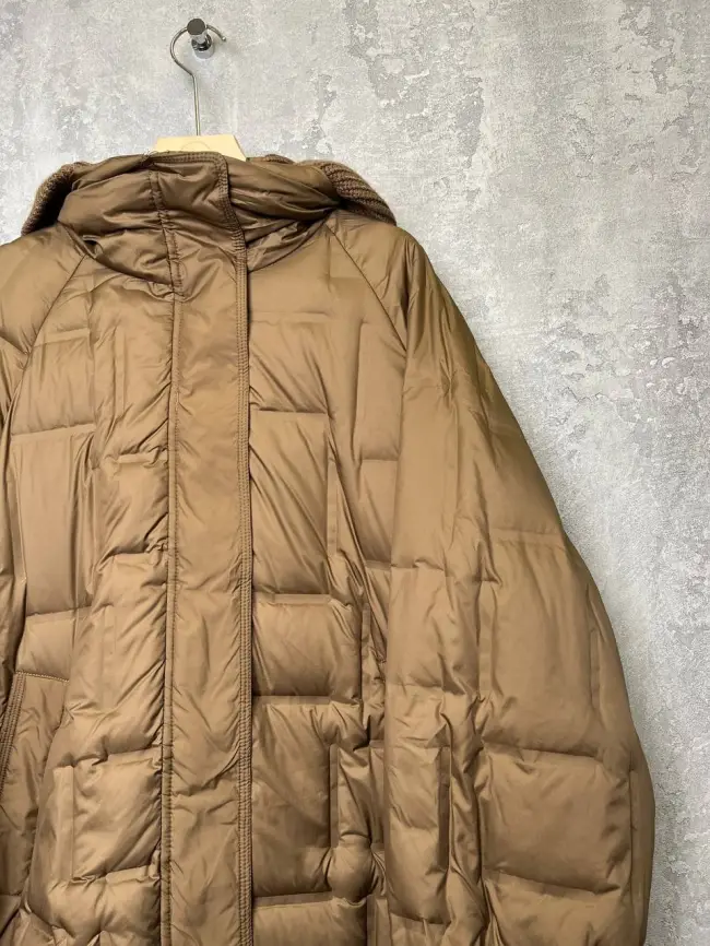 Пальто с вязаным капюшоном №2 8893 Размер 50-56 фото 7