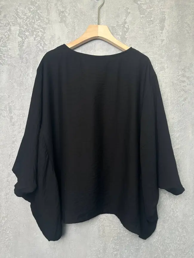 Блуза оверсайз ЭттоПлюс 31599 Размер 48-58 фото 12