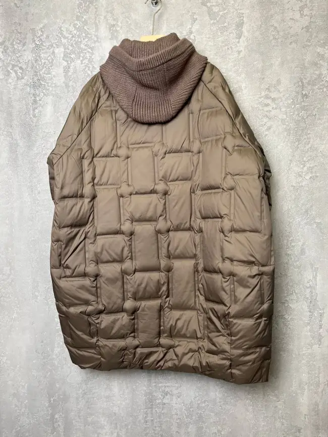 Пальто с вязаным капюшоном №2 8893 Размер 50-56 фото 21