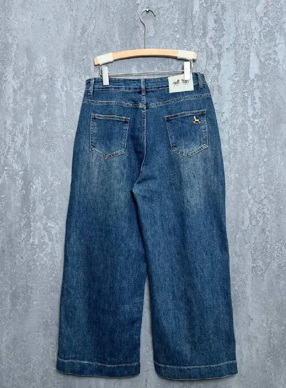 Джинсы палаццо 7/8, арт. 2509 Размеры 50-56 фото 7