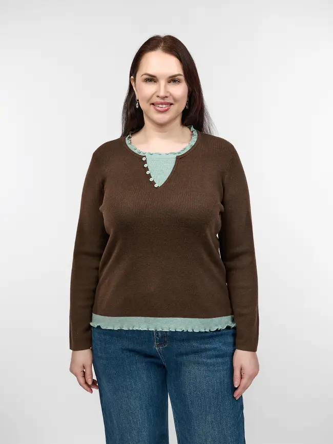 Джемпер 23227 Размер 48- 56 фото 1