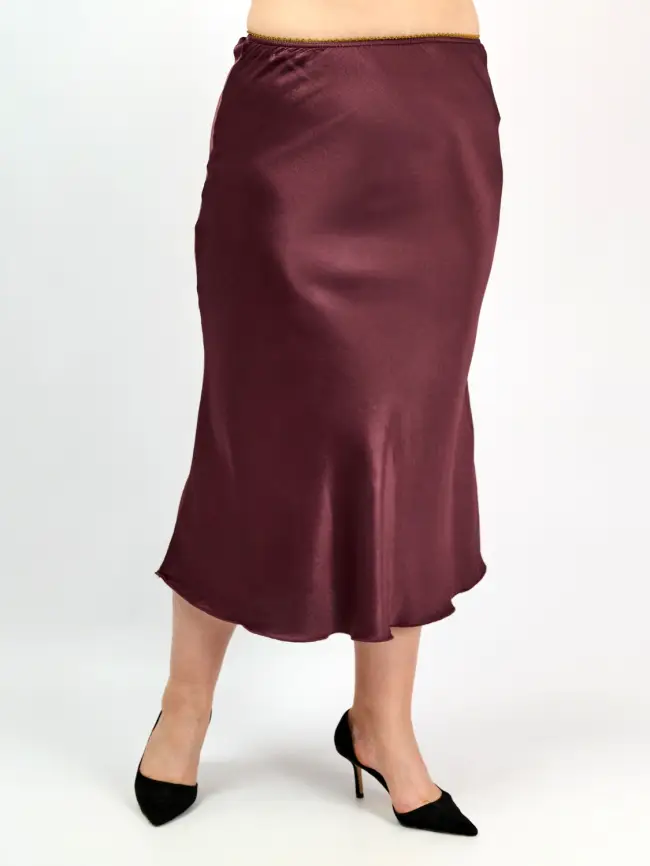 Юбка атлас 9298-1 Размер 48-56 фото 109