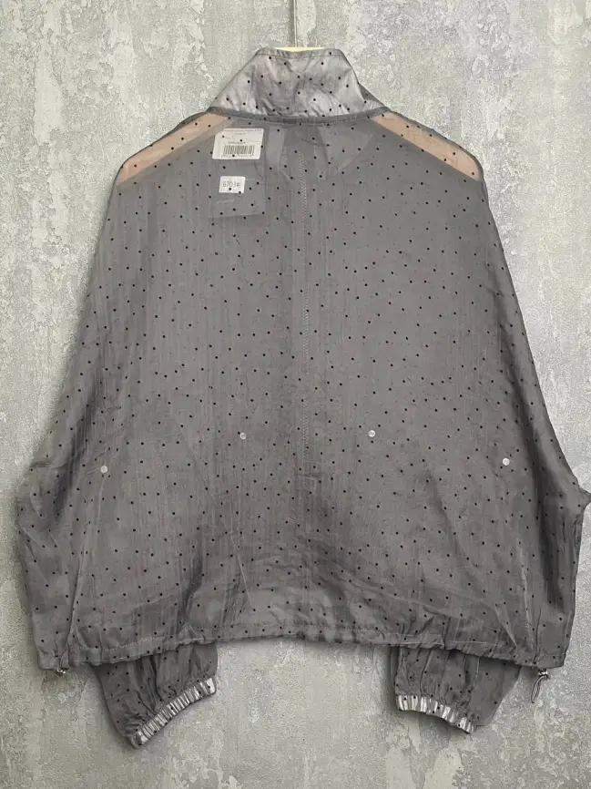 Ветровка-пыльник в горох 6703 Размер 50-58 фото 25