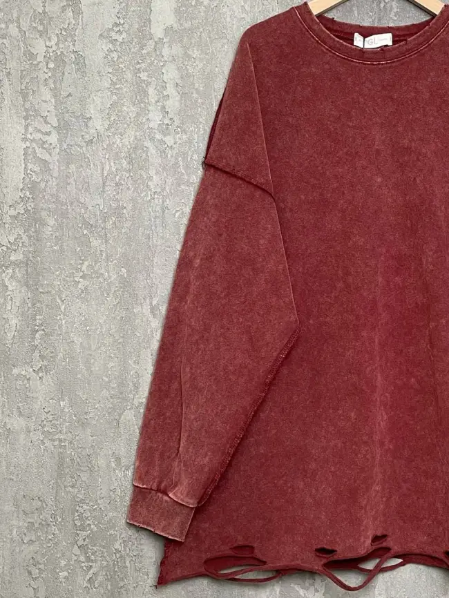 Лонгслив рваный 9938 Размер 50-56 фото 18