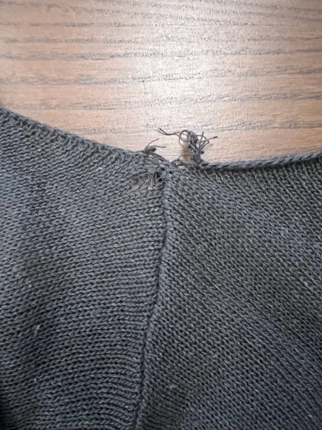 Джемпер облегченный 6876 (графит)Уценка фото 2