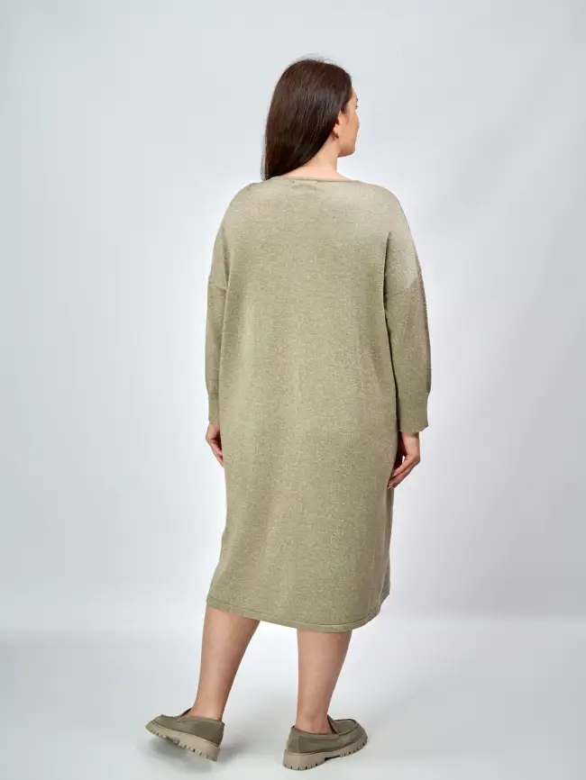 Платье люрекс ЭттоПлюс 83035 Размер 50-58 фото 6