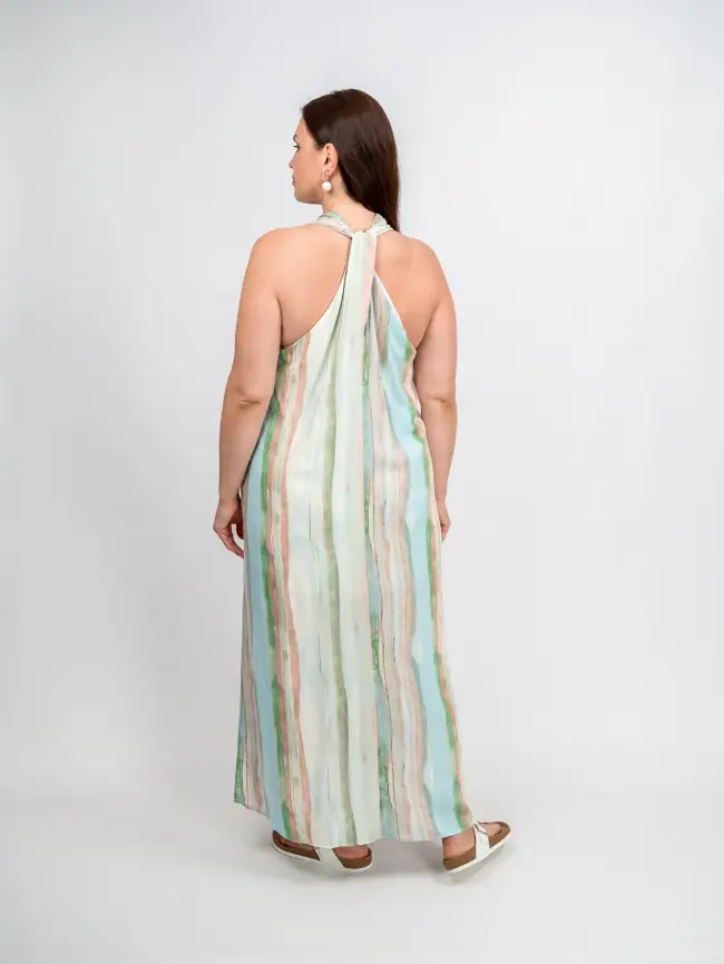 Сарафан в полоску Этто Плюс  0027-1 размер 52- 56 фото 6