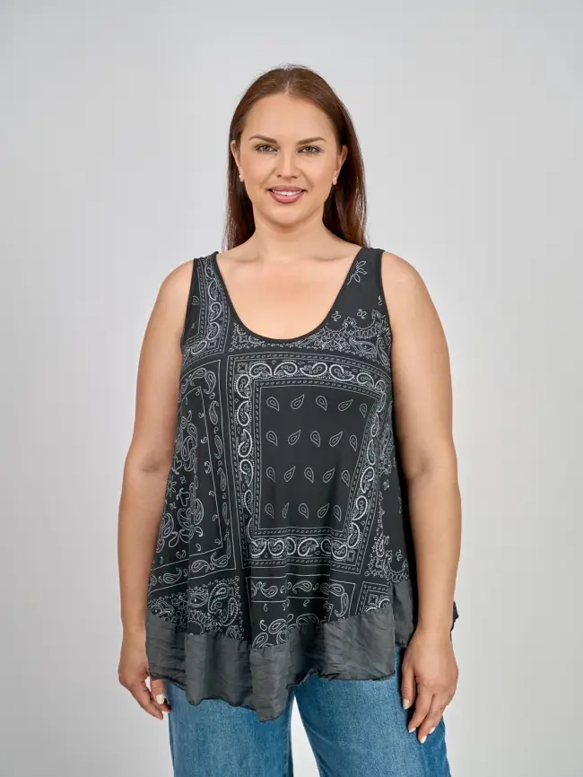 Топ летний Италия 59100 Размер 46-54 фото 2