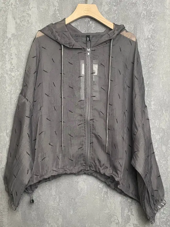 Ветровка-пыльник с принтом 6717 фото 7