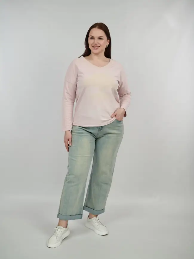 Лонгслив с принтом Италия 8811 Размер 50-58 фото 26