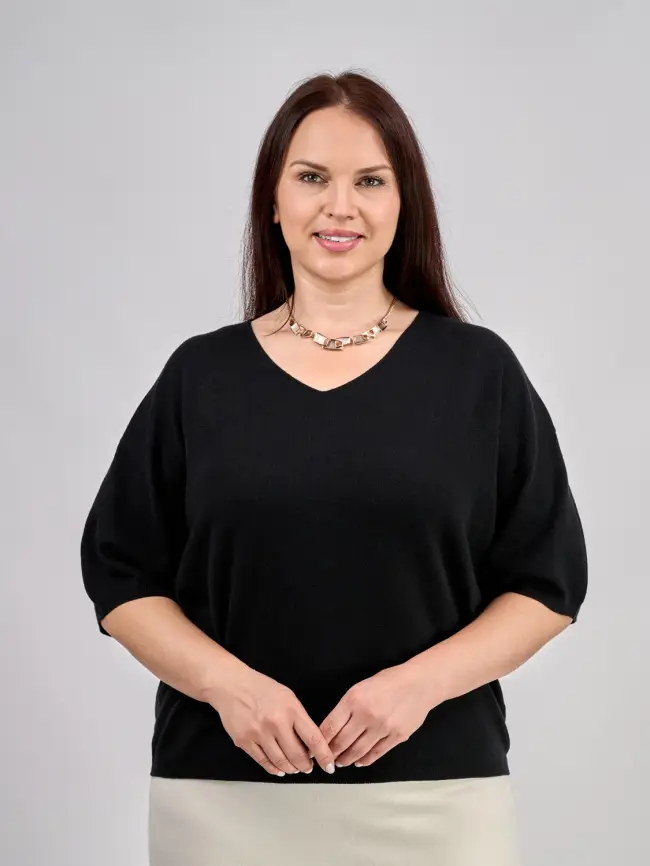 Джемпер 20241 ЭттоПлюс Размер 50-58 фото 5