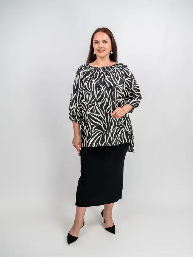 Юбка облегченная трикотажная ЭттоПлюс 2136 Размер 50-58 фото 9