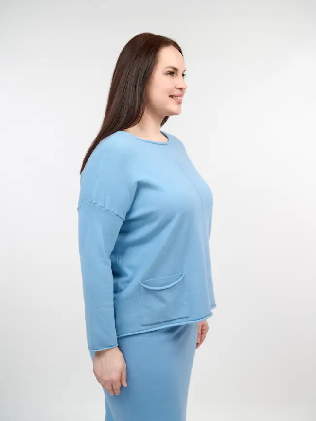 Джемпер ЭттоПлюс 1235 Размер 48-56 фото 38