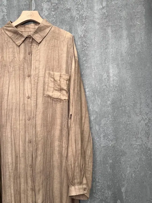 Рубашка-кардиган 2508 Размер 50-58 фото 4