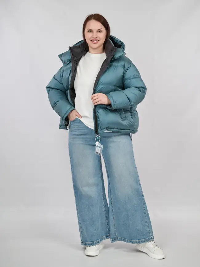 Пуховик зимний короткий 9903 Размер 50-58 фото 60