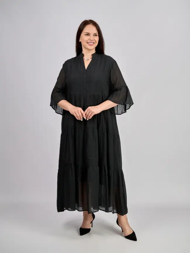 Платье ЭттоПлюс 30254 размер 52-58 фото 8