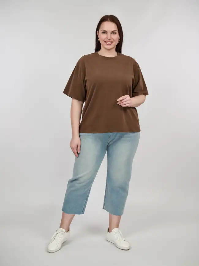 Джинсы 7/8, арт.582 Размер 56-58 фото 2