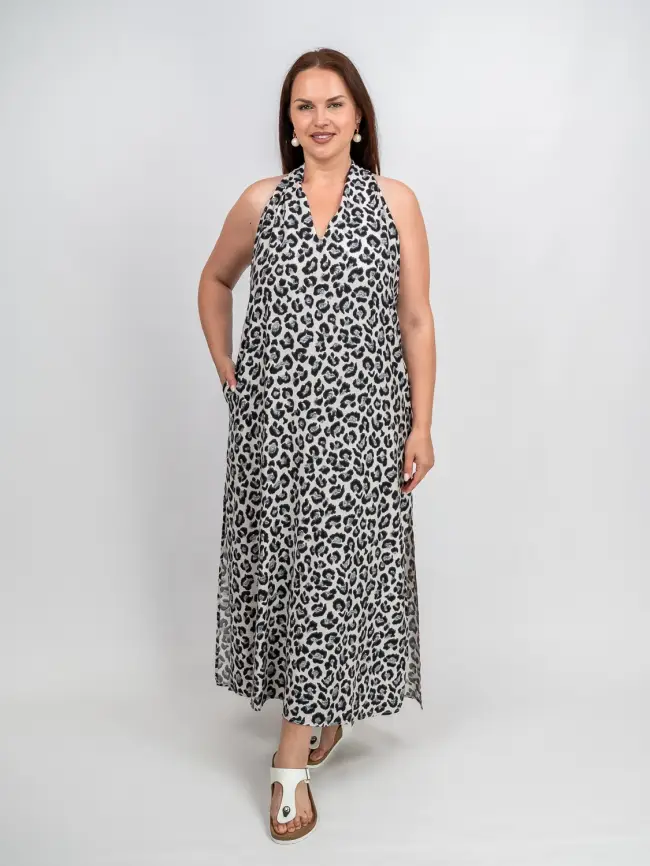 Сарафан с принтом Леопард 0027 размер 52- 56 фото 5