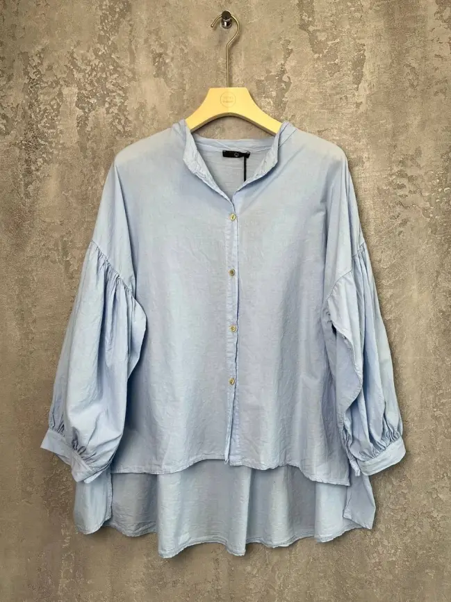 Рубашка фонарик Италия 3160 полоска Размер 52-58 фото 40