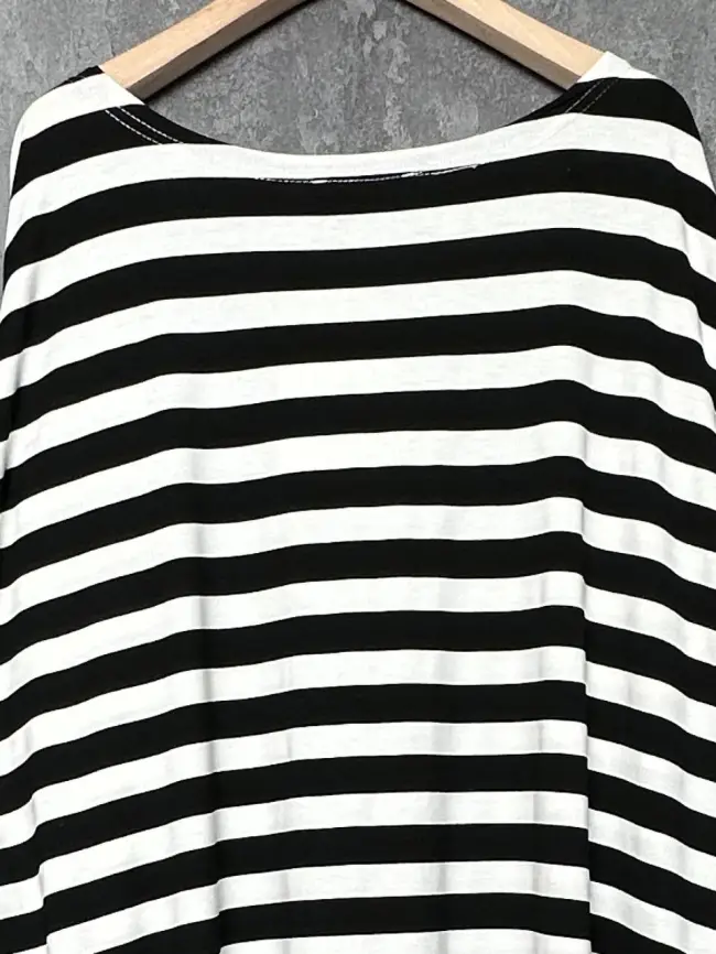 Платье в полоску ЭттоПлюс 0032 размеры 52- 56 фото 53