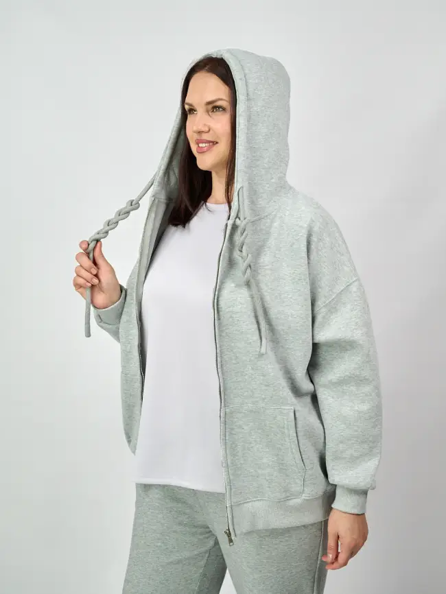 Худи зип оверсайз 505 Размер 50-58 фото 128