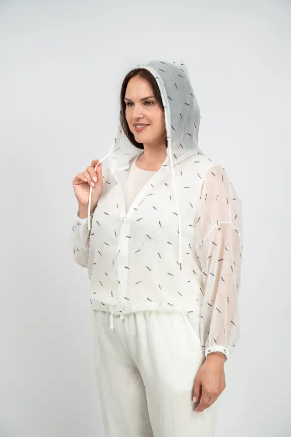 Ветровка-пыльник с принтом 6717 фото 36