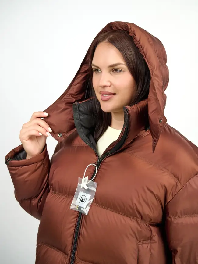 Пуховик зимний короткий 9903 Размер 50-58 фото 27