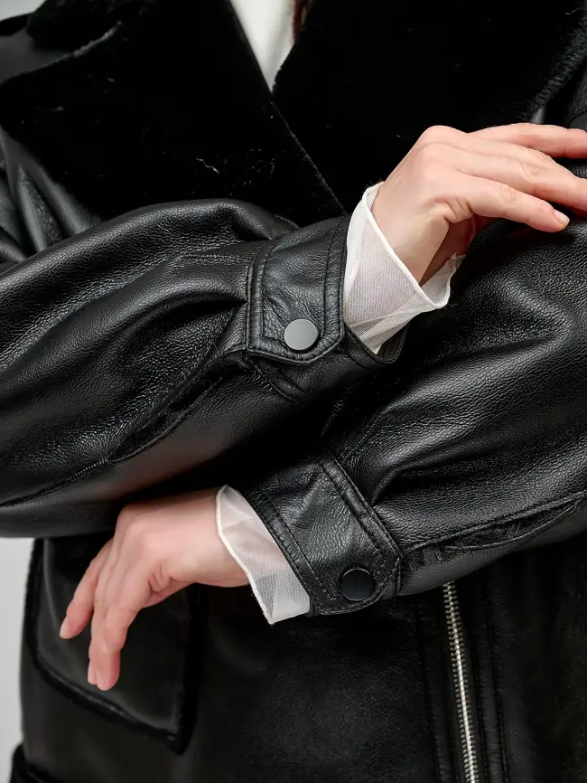 Дубленка 121103-1 Размер 54-58 фото 6