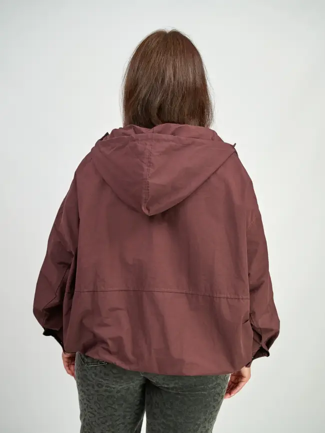 Ветровка с капюшоном 25170 Размер 50-60 фото 15
