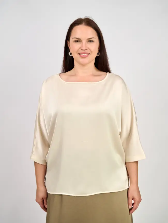 Блуза ЭттоПлюс 1005 Размер 50-58 фото 62