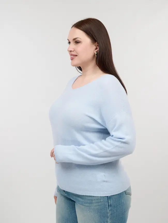 Джемпер шерсть,кашемир 25678 Размер 48-56 фото 27