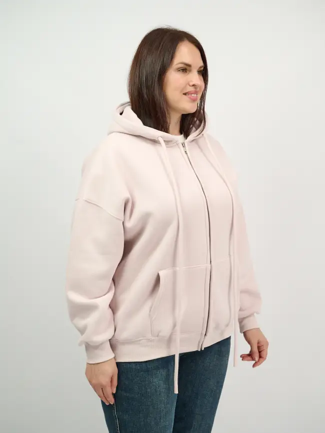 Худи зип утепленное оверсайз 506 Размер 50-58 фото 37