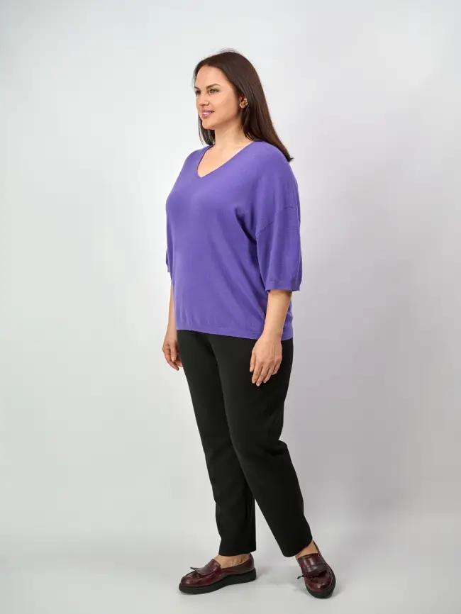 Джемпер 20241 ЭттоПлюс Размер 50-58 фото 17