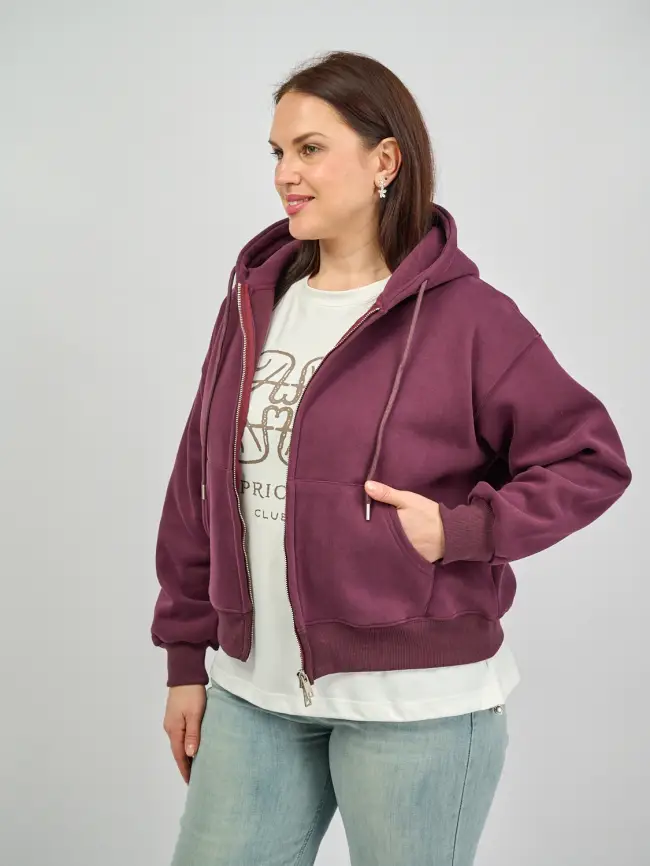 Худи зип утепленное 10 Размер 46-54 фото 44