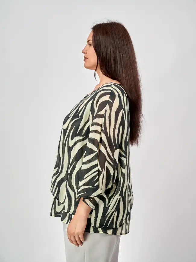 Блуза ЭттоПлюс 30059 Размер 50-58 фото 6