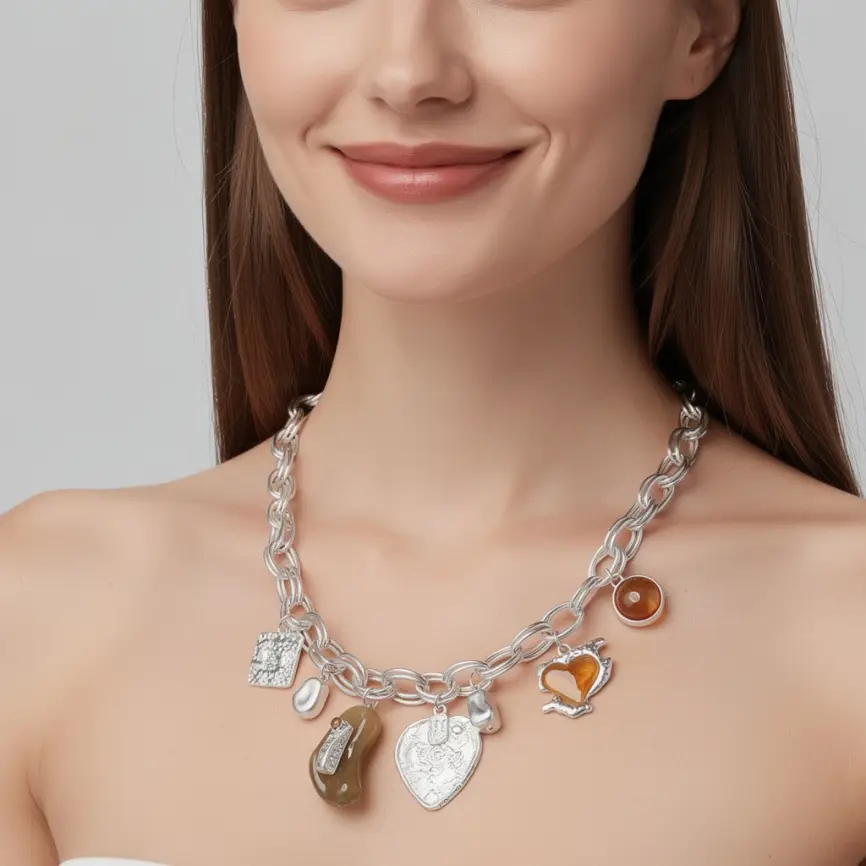 Колье с подвесками Б0261 фото 4